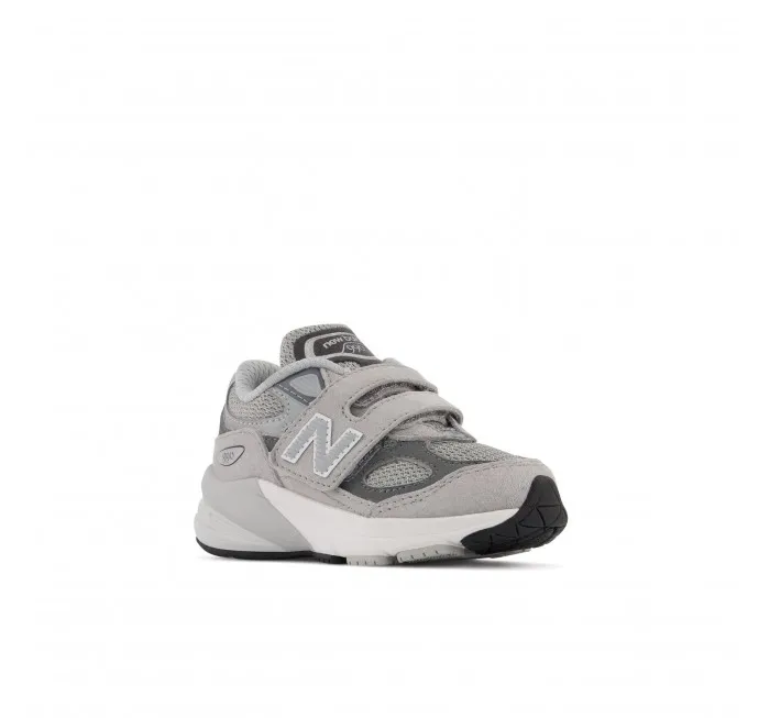 New Balance Infant 990v6 Hook & Loop Grey