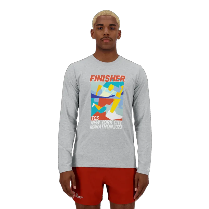 New Balance Men's NYC Marathon Finisher Graphic Long Sleeve