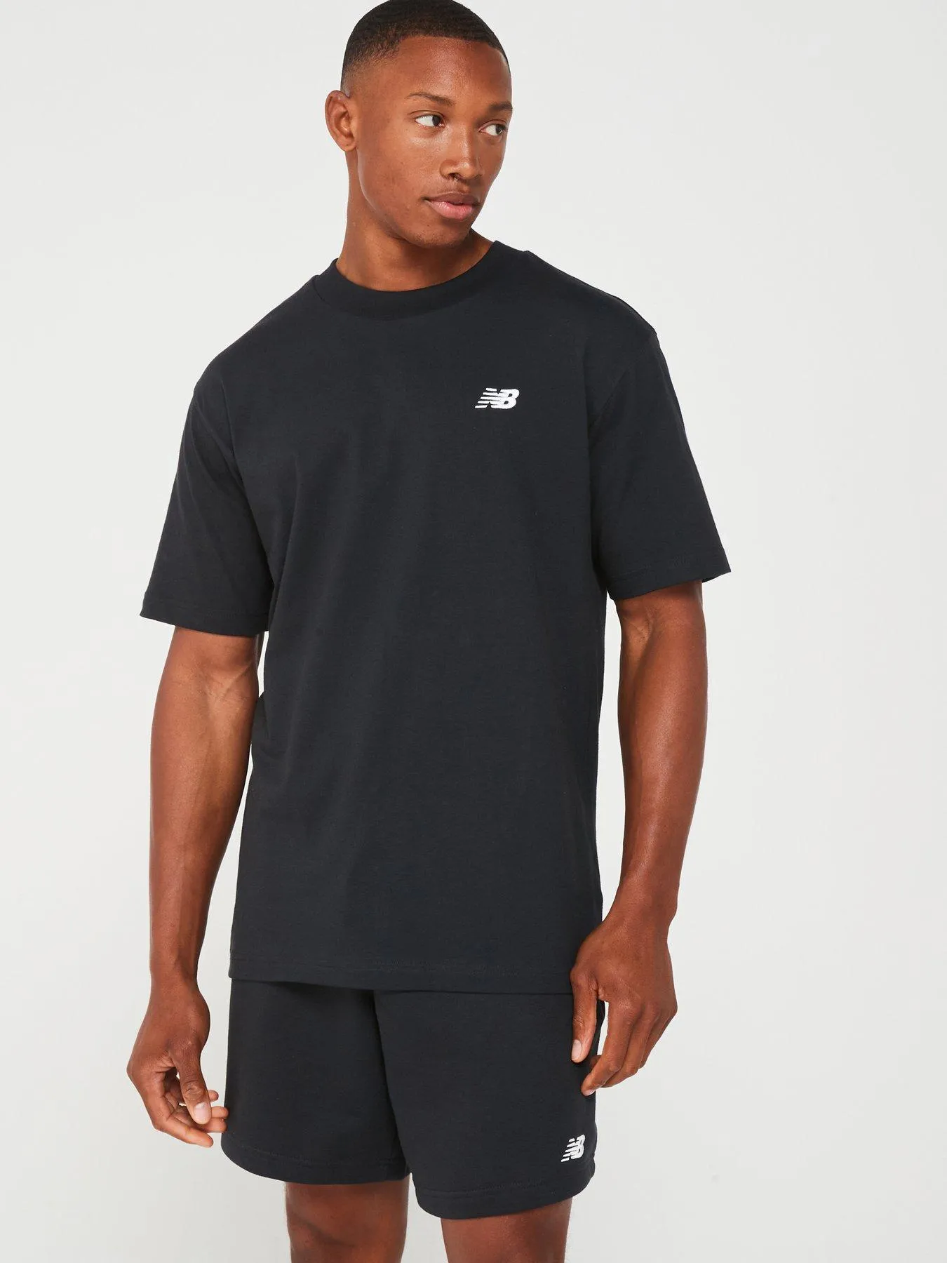 New Balance Mens Small Logo T-Shirt - Black