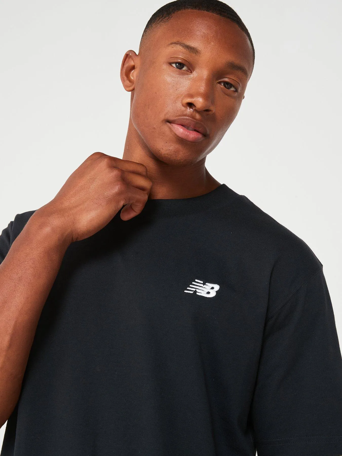 New Balance Mens Small Logo T-Shirt - Black