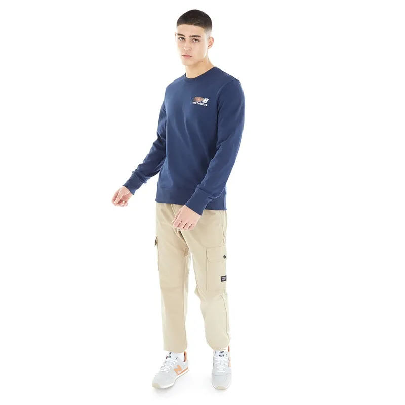 New Balance Mens Sport Core Sweatshirt Natural Indigo