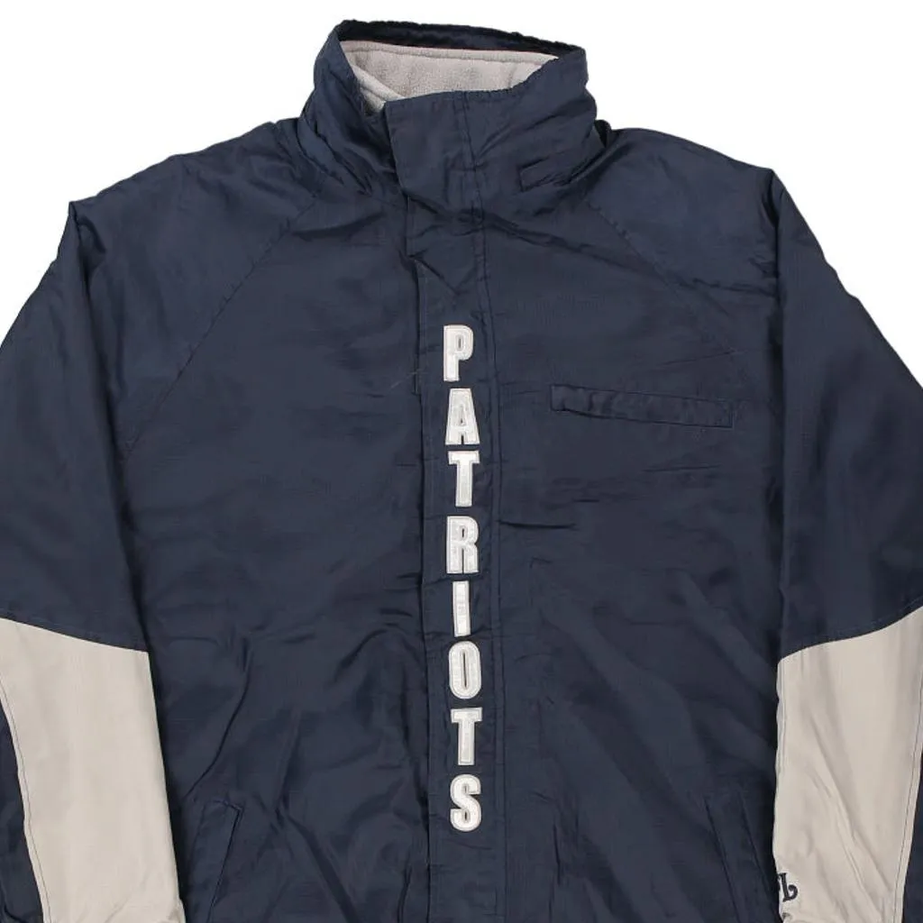 New England Patriots Nfl Jacket - Medium Navy Polyester Blend