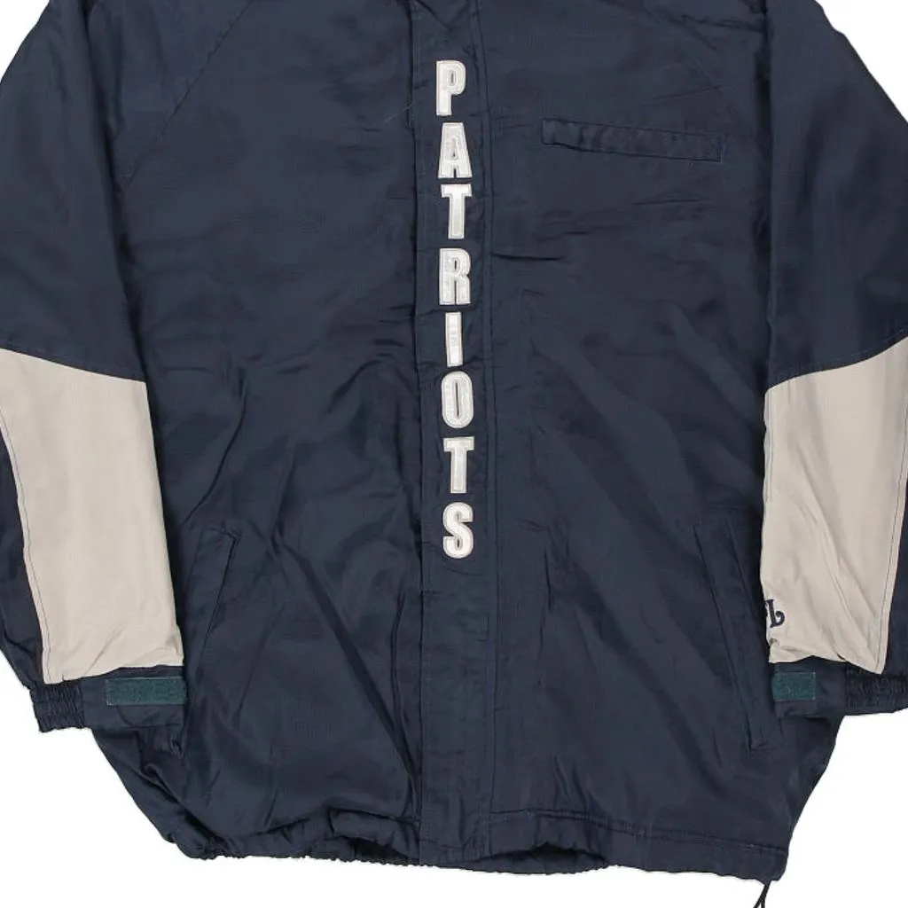 New England Patriots Nfl Jacket - Medium Navy Polyester Blend