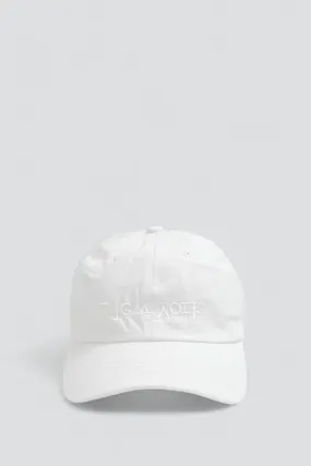 New York Embroidered Hat - White