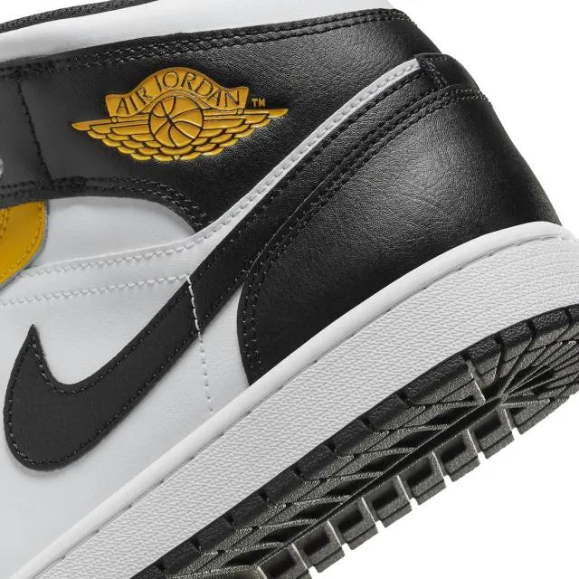 Nike air jordan 1 mid (yellow ochre/ yellow ochre/ black/ white/ yellow ochre) men us 8-13 dq8426-701