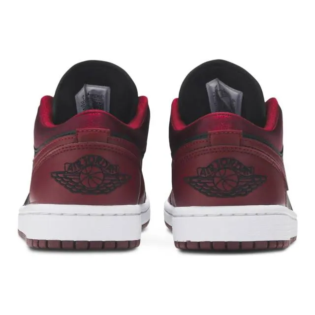 Nike women's air jordan 1 low se (dark beetroot/ black/ white/ dark beetroot) sizes 6-10 db6491-600