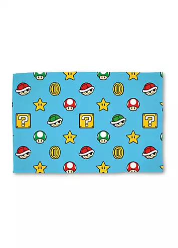 Nintendo Super Mario Continue Fleece Blanket | Kaleidoscope