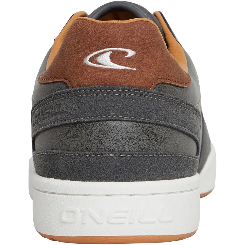 O'Neill Mens Hobson Low Trainers Dark Shadow