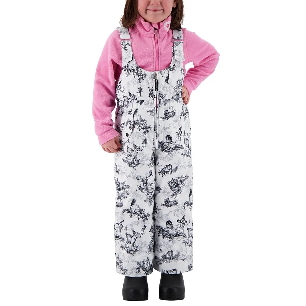 Obermeyer Snoverall Print Insulated Ski Bib (Little Girls')