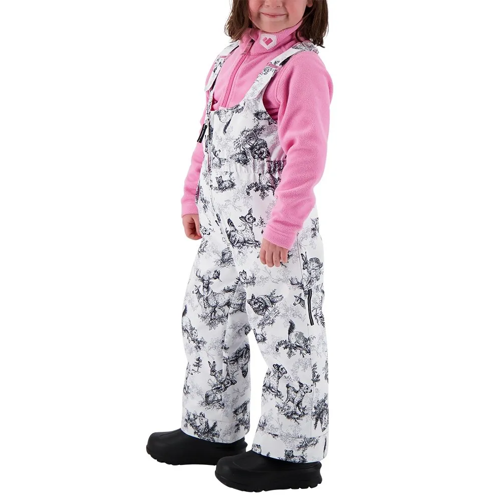 Obermeyer Snoverall Print Insulated Ski Bib (Little Girls')