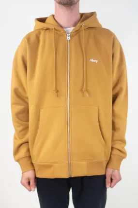 OBEY Tab Zip Hoodie - Brown Sugar exclusive at Remix