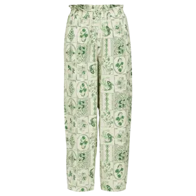 Object Jeli Printed High Waisted Trousers