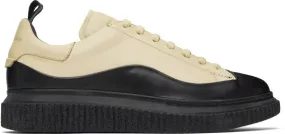 Officine Creative Beige & Black Krace Sneakers