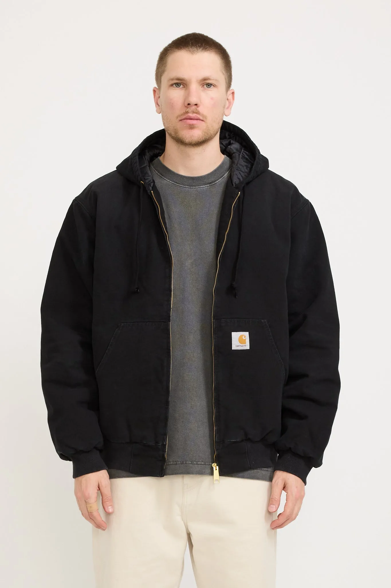 OG Active Jacket Black Aged Canvas