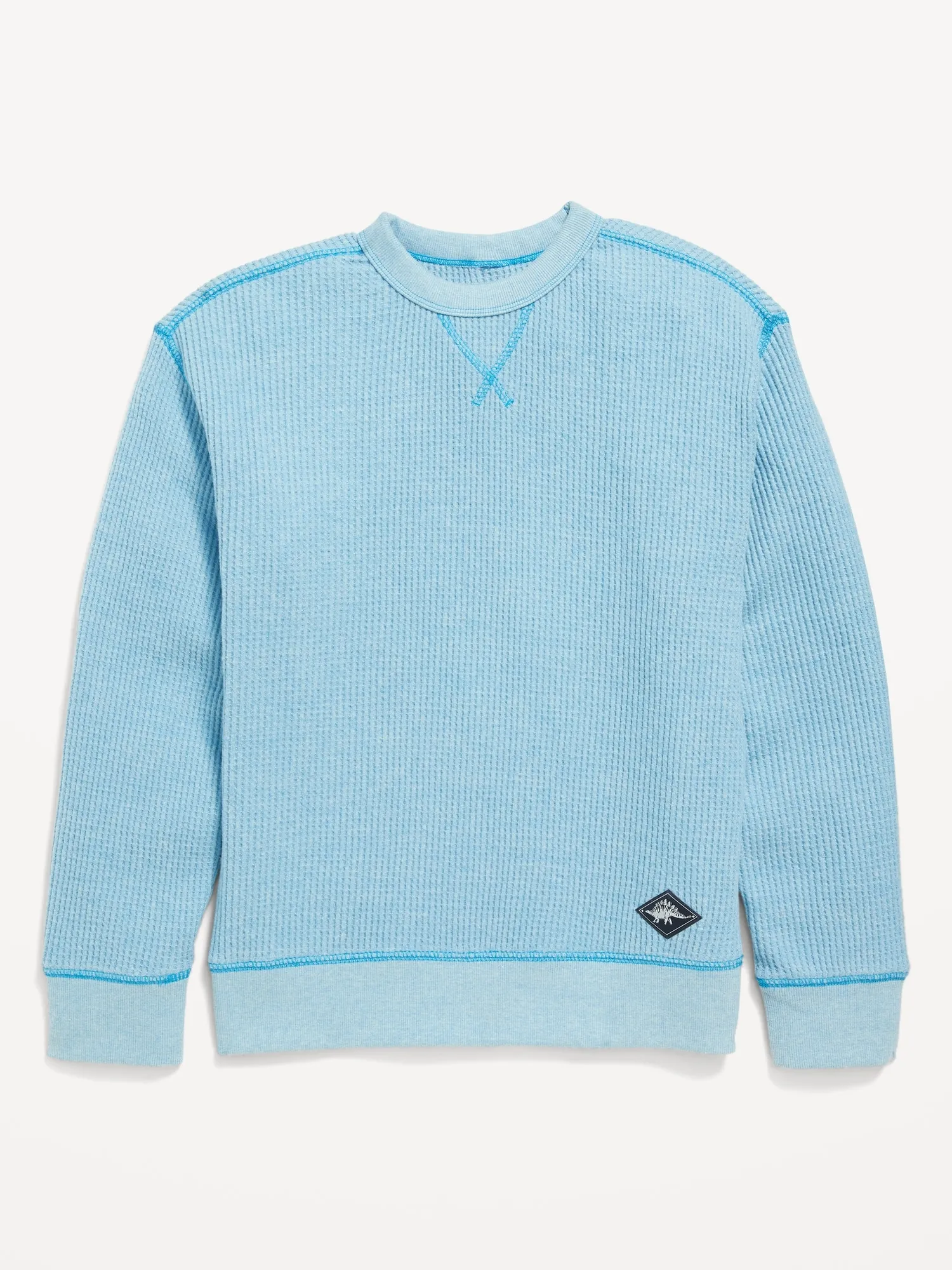 Old Navy Oversized Long-Sleeve Thermal-Knit T-Shirt for Boys