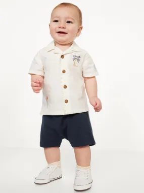 Old Navy Thermal-Knit Pull-On Shorts for Baby