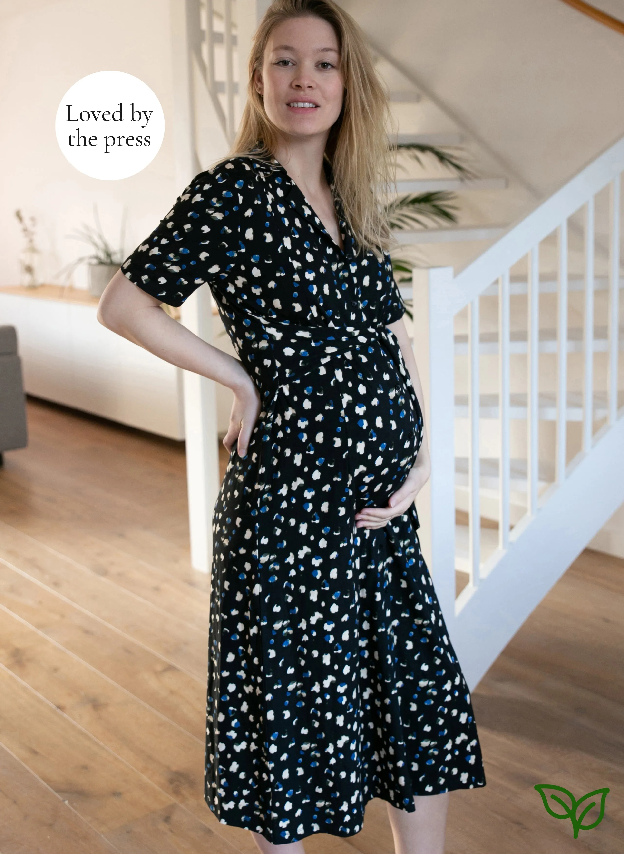 Olivia Maternity Dress with LENZING ECOVERO