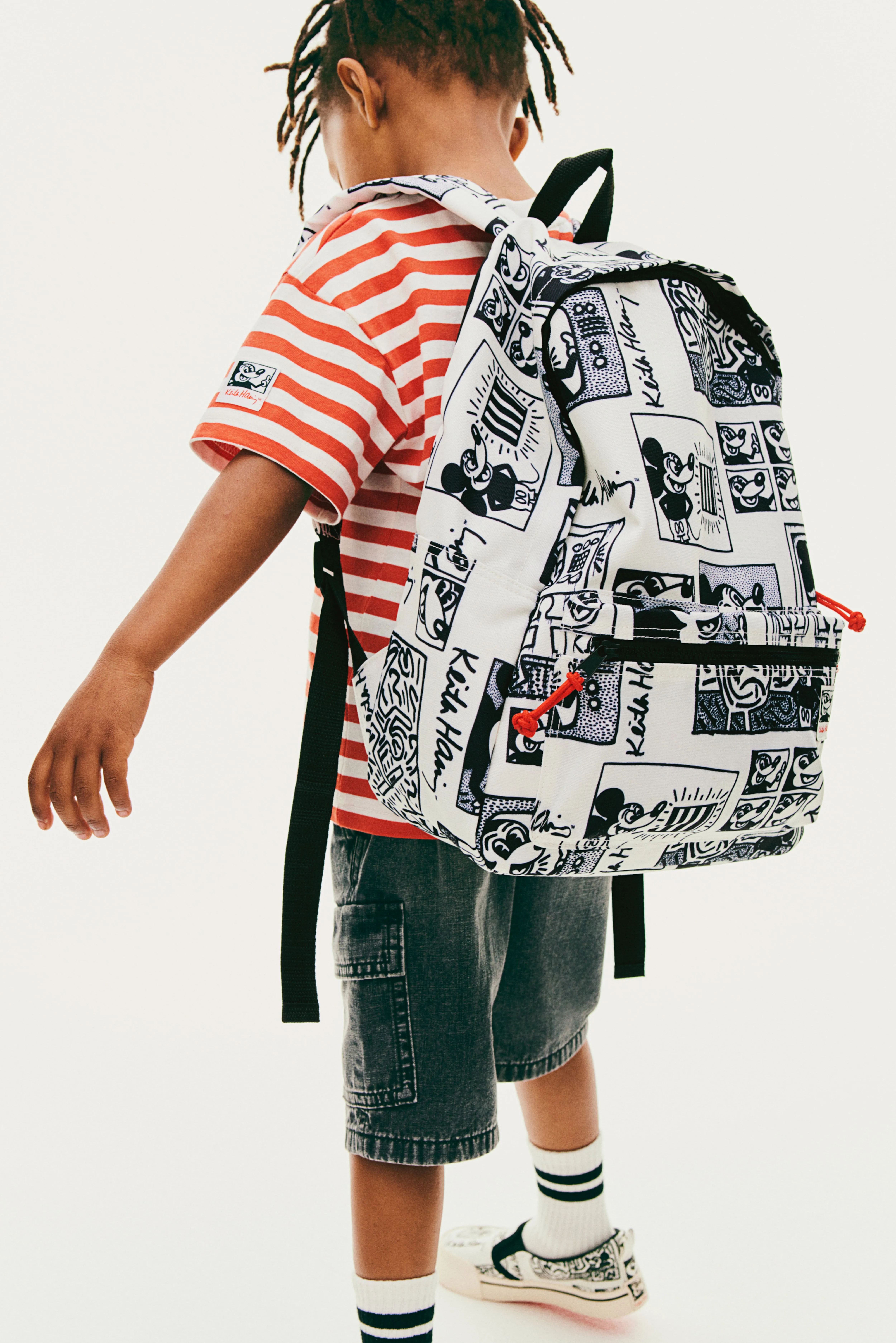 Patterned backpack - White/Patterned - Kids | H&M GB