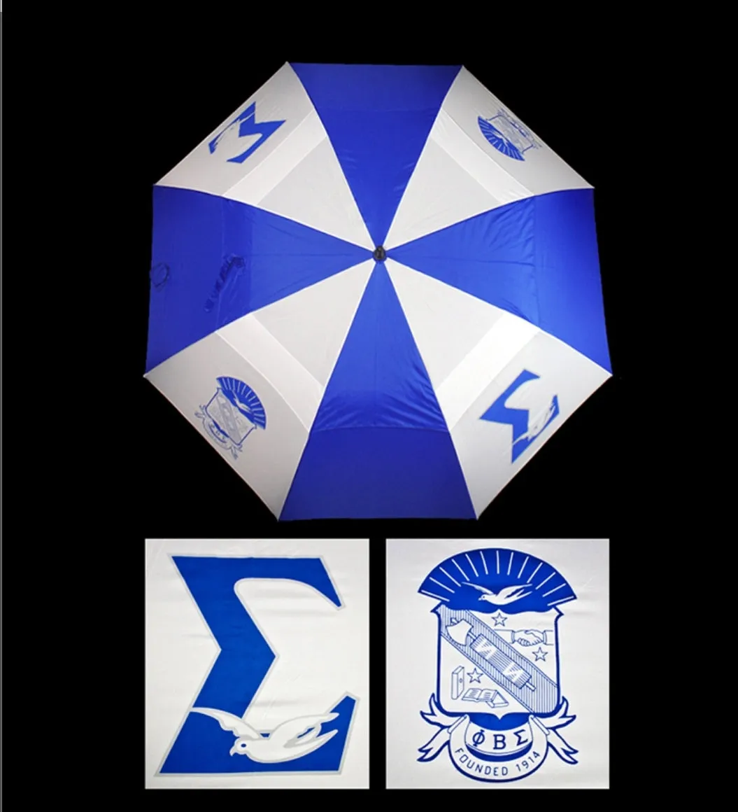 Phi Beta Sigma: Air Vented Umbrella