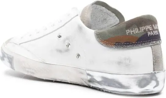 Philippe Model Paris logo-patch sneakers White