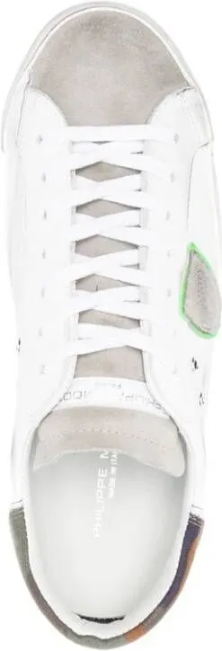 Philippe Model Paris logo-patch sneakers White