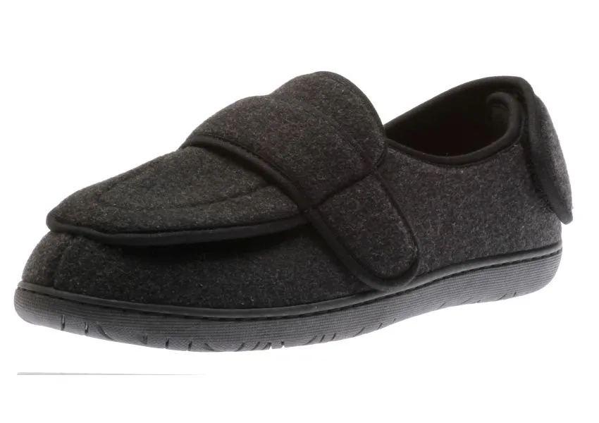 Physician M2 Black Wool Slipper 