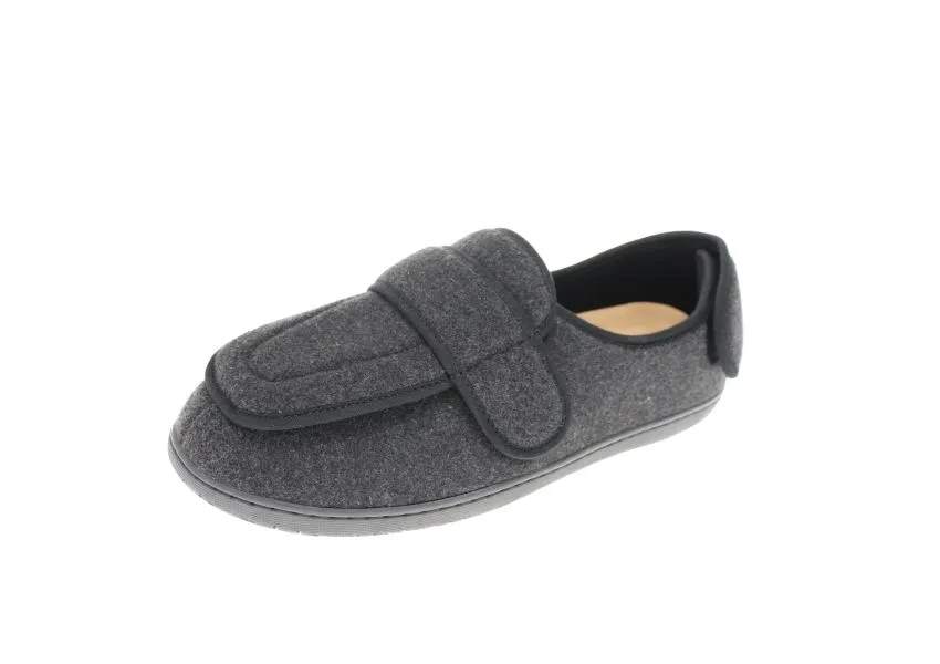 Physician M2 Black Wool Slipper 