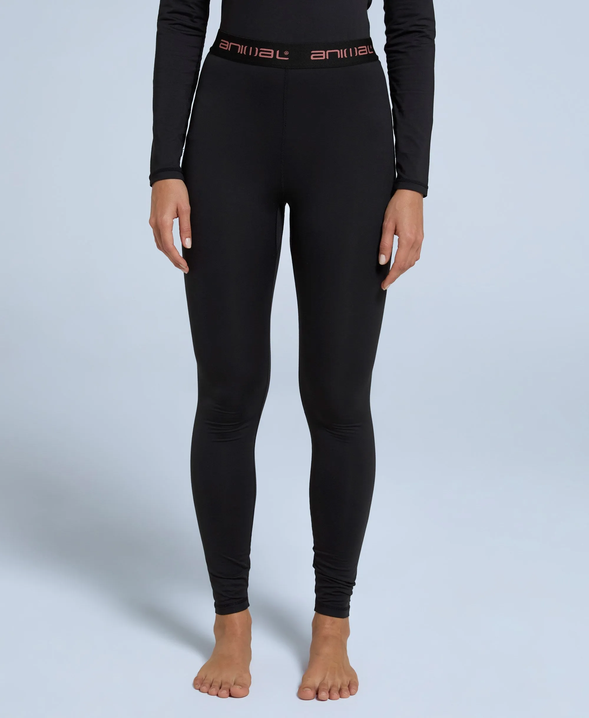 Piste Womens Base Layer Leggings - Jet Black