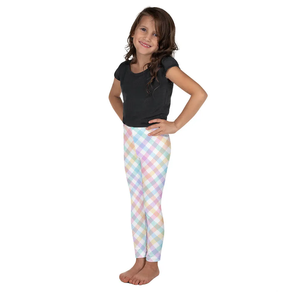 Plaid Easter Kid's Leggings