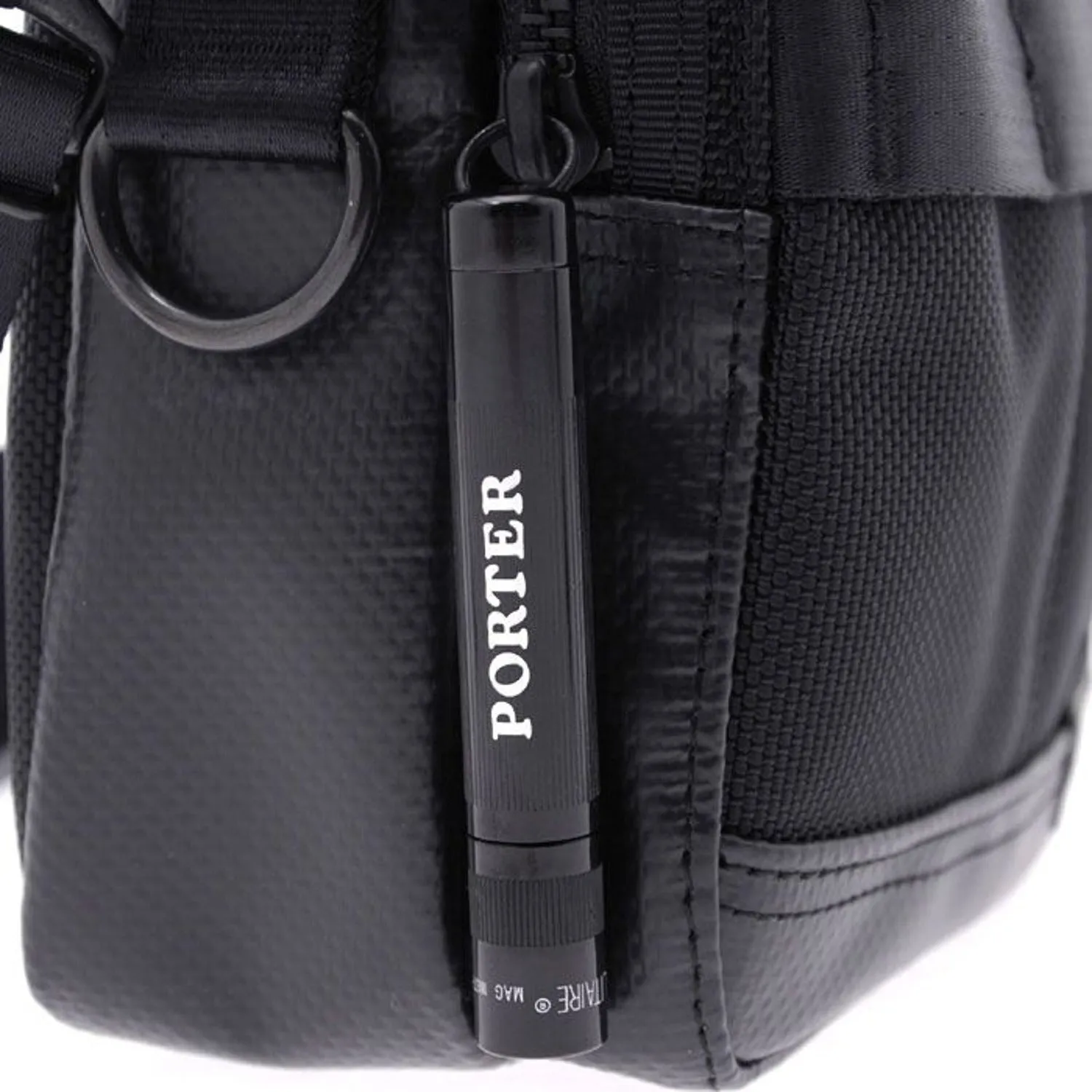 Porter Heat Shoulder Bag Black