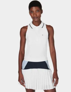 Power Match Point Tennis Vest - White