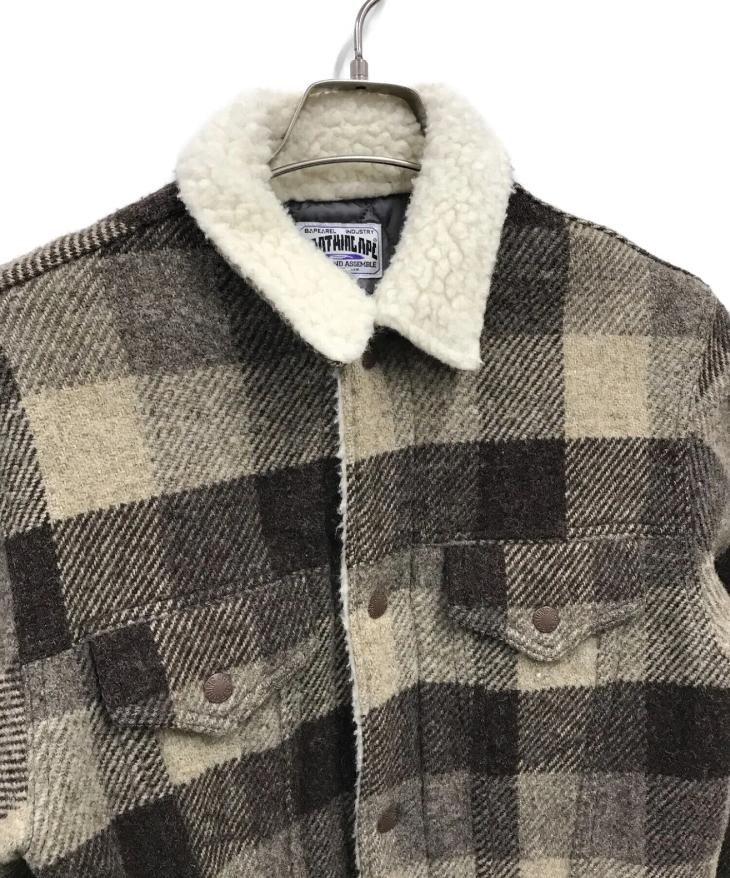 [Pre-owned] A BATHING APE CPO Check Jacket/001HJ9601023 001hj9601023