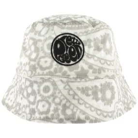 Pretty Green Anchorage Paisley Bucket Hat Grey