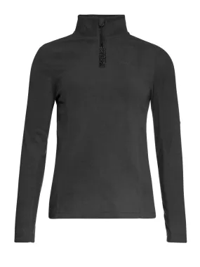 Protest Womens Mutez Black 1/4 Fleece