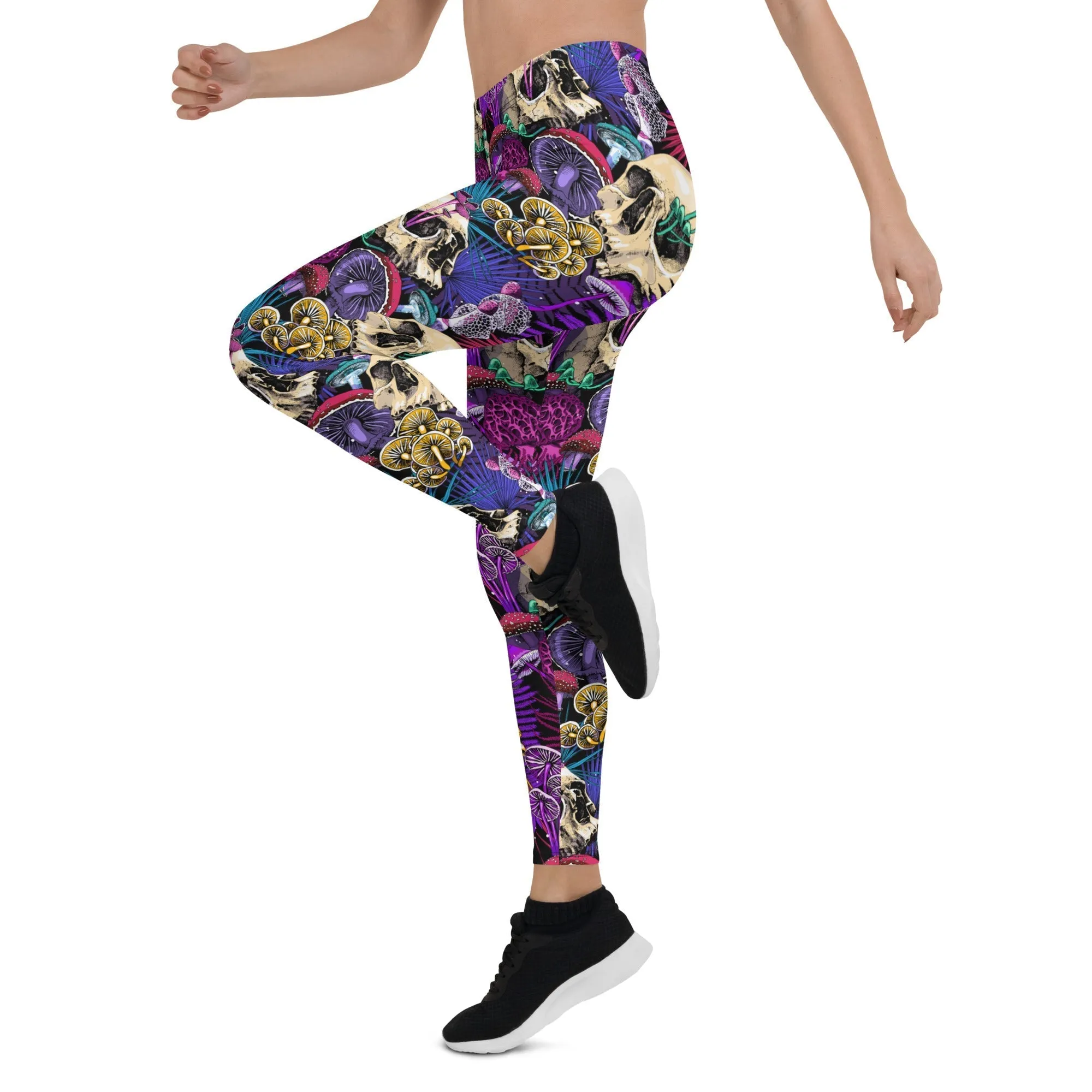 Psychedelic Skulls Leggings