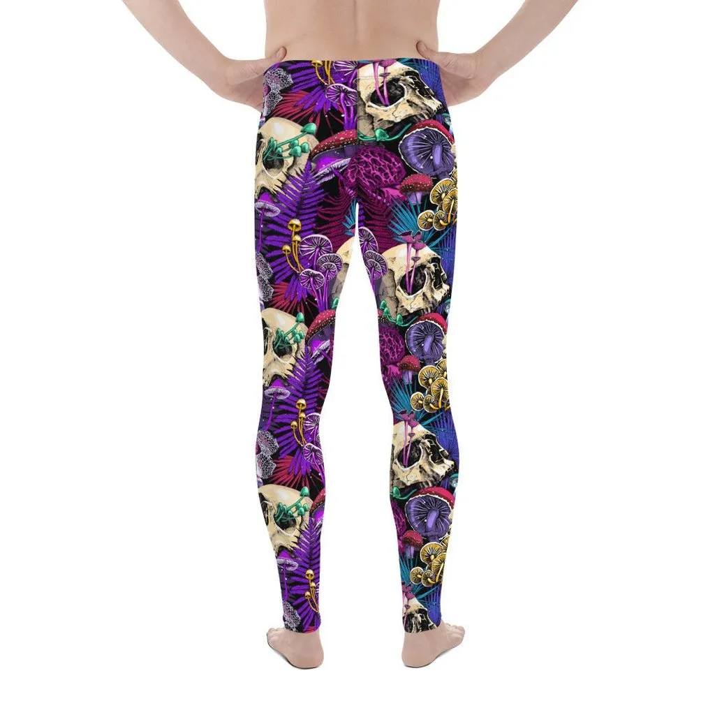 Psychedelic Skulls Men's Leggings