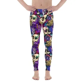 Psychedelic Skulls Men's Leggings