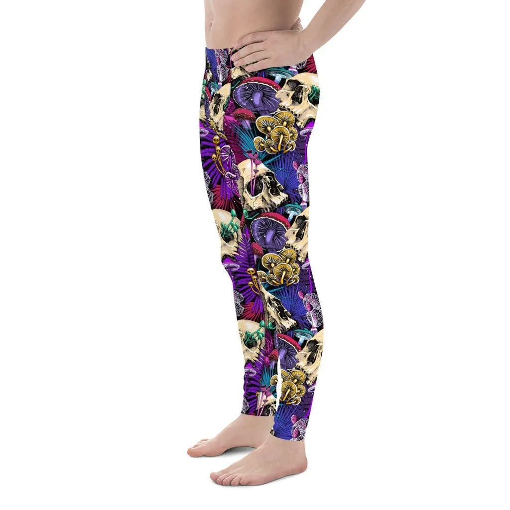 Psychedelic Skulls Men's Leggings