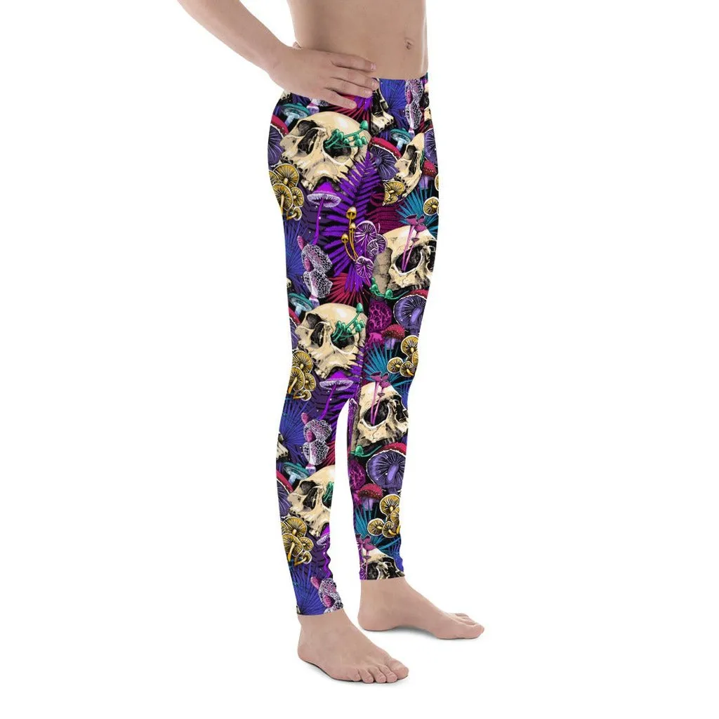 Psychedelic Skulls Men's Leggings