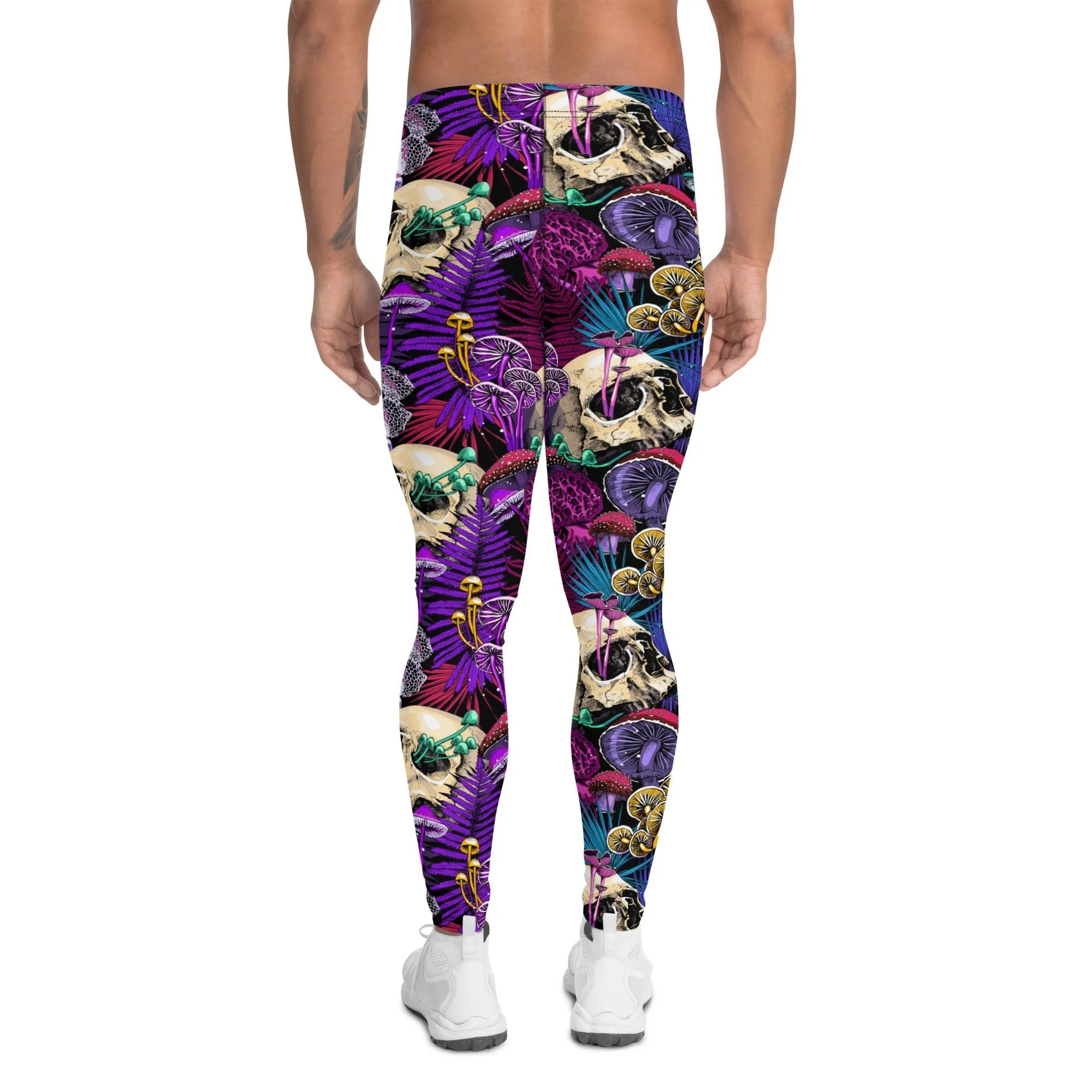 Psychedelic Skulls Men's Leggings