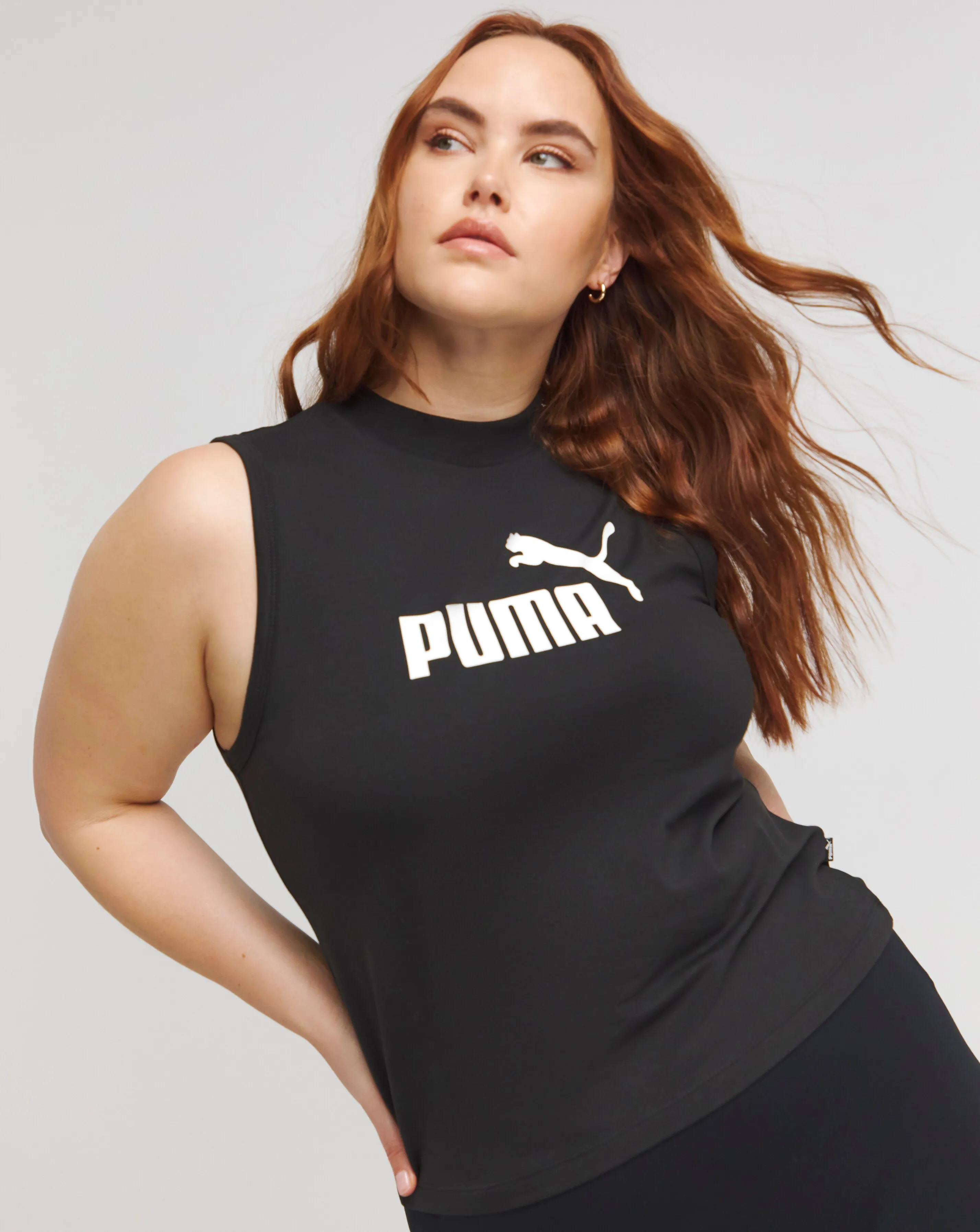 PUMA Essential Slim Logo Tank | Simply Be