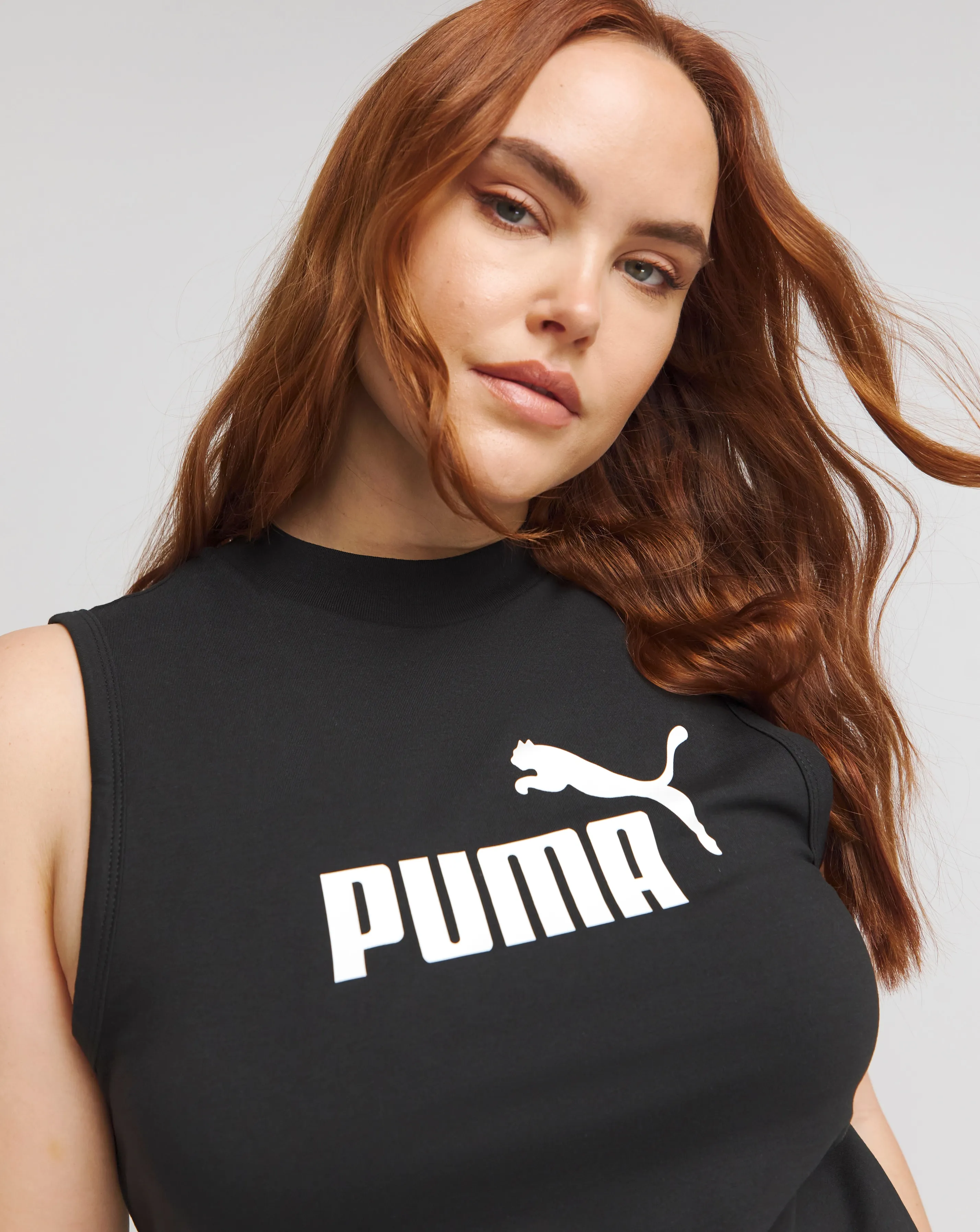 PUMA Essential Slim Logo Tank | Simply Be