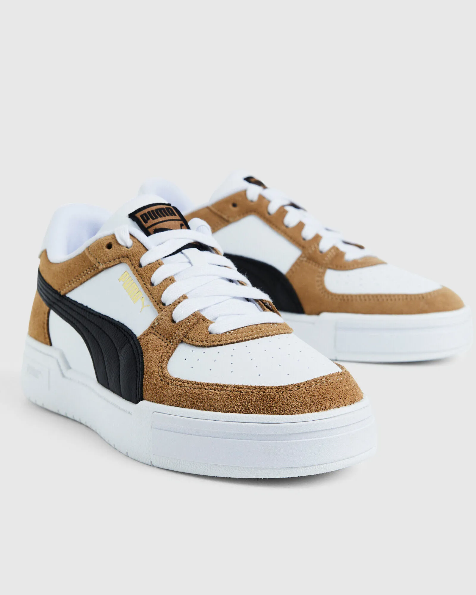 Puma Pro Mix Sneakers White/Tan/Black