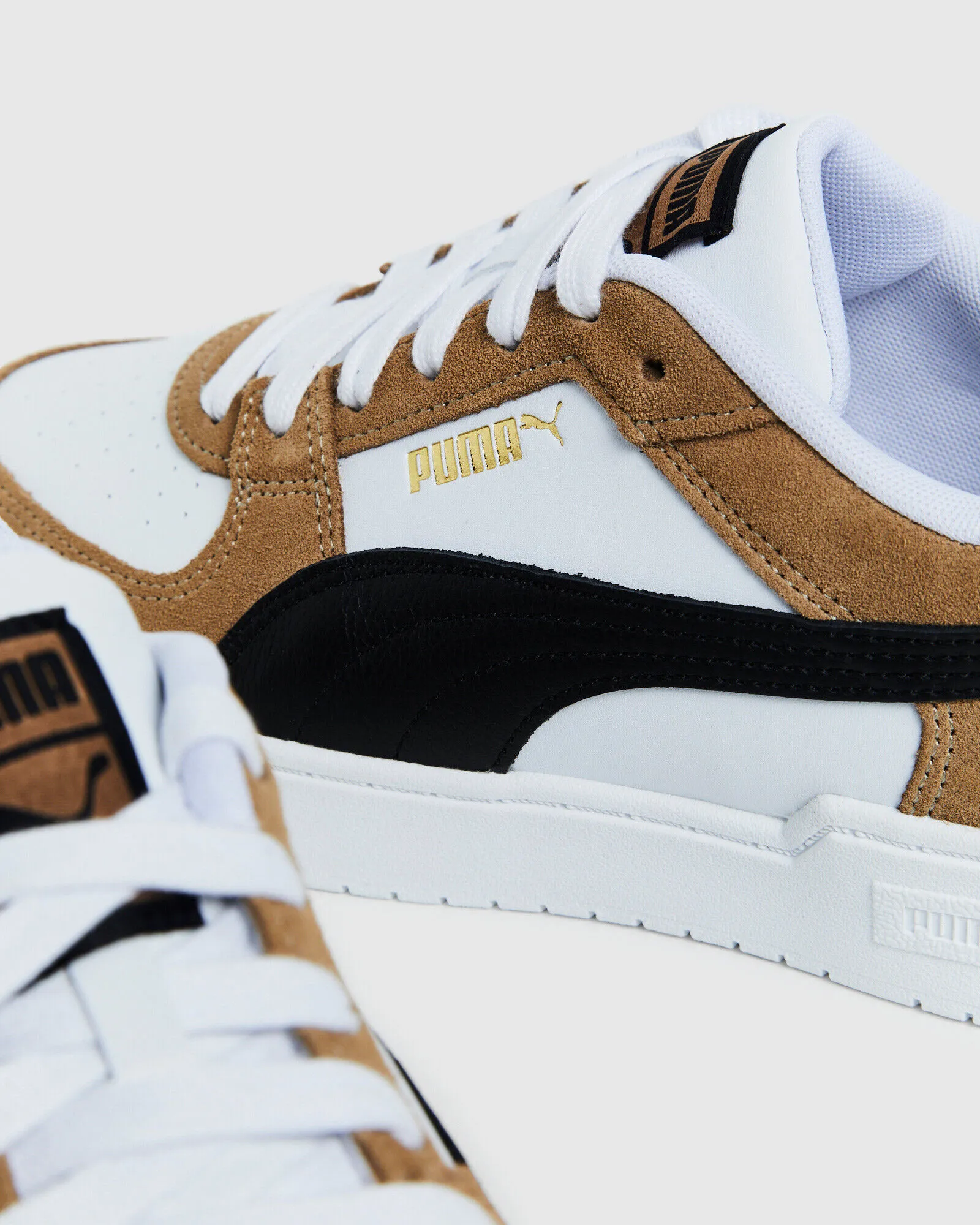 Puma Pro Mix Sneakers White/Tan/Black