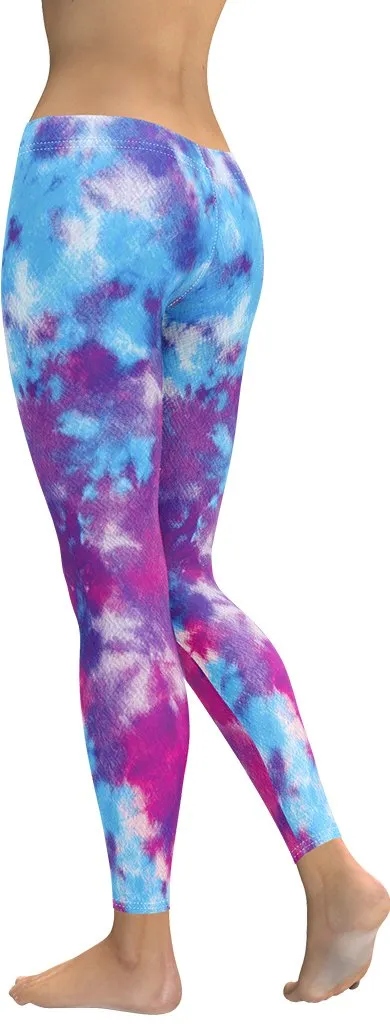 Purple Tie Dye Leggings