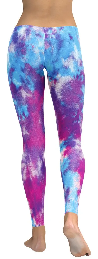 Purple Tie Dye Leggings