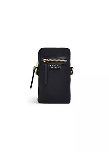 Radley London Black Finsbury Park Medium Zip Around Phone Crossbody Bag | Kaleidoscope