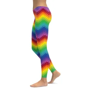 Rainbow Pattern Leggings