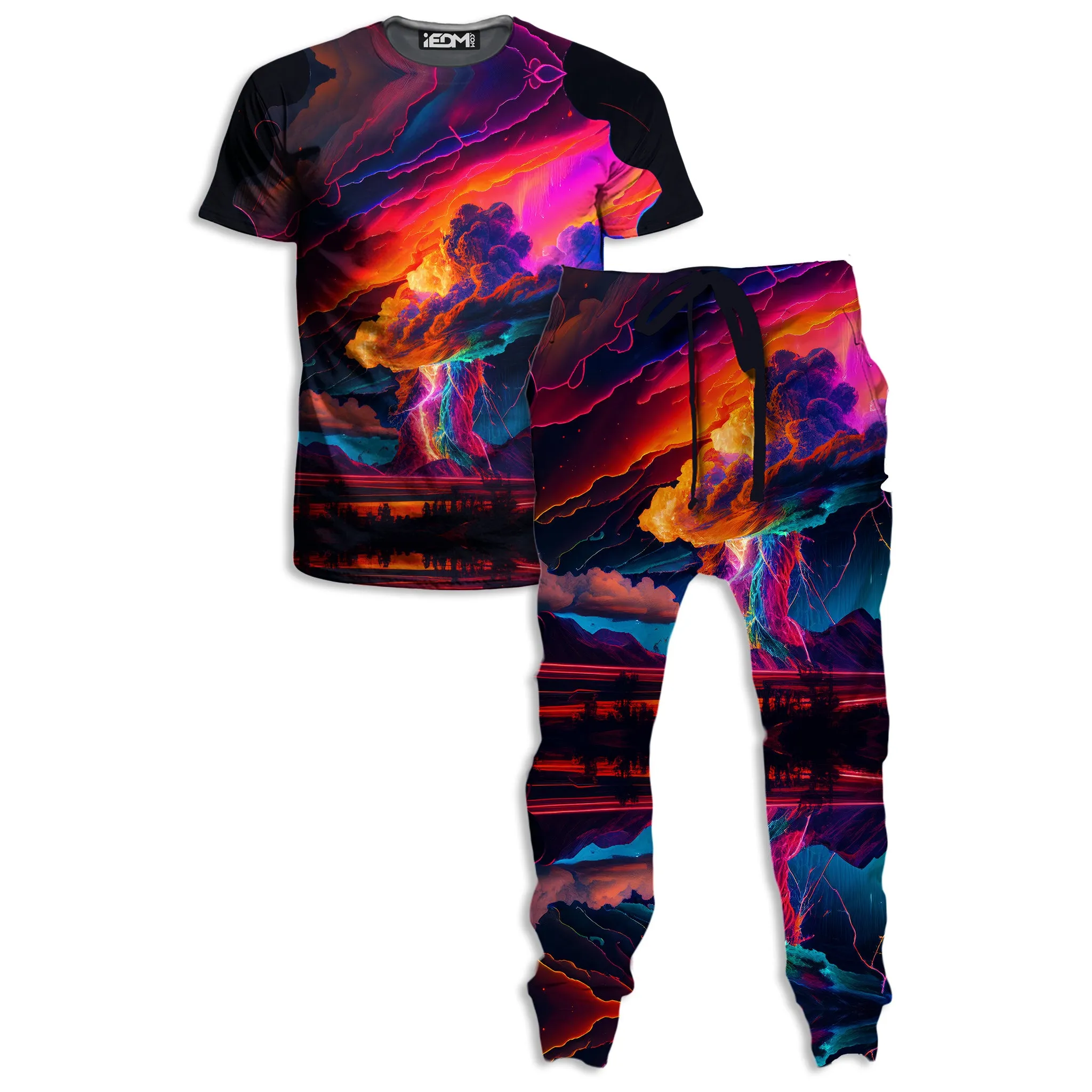 Rainbow Storm T-Shirt and Joggers Combo