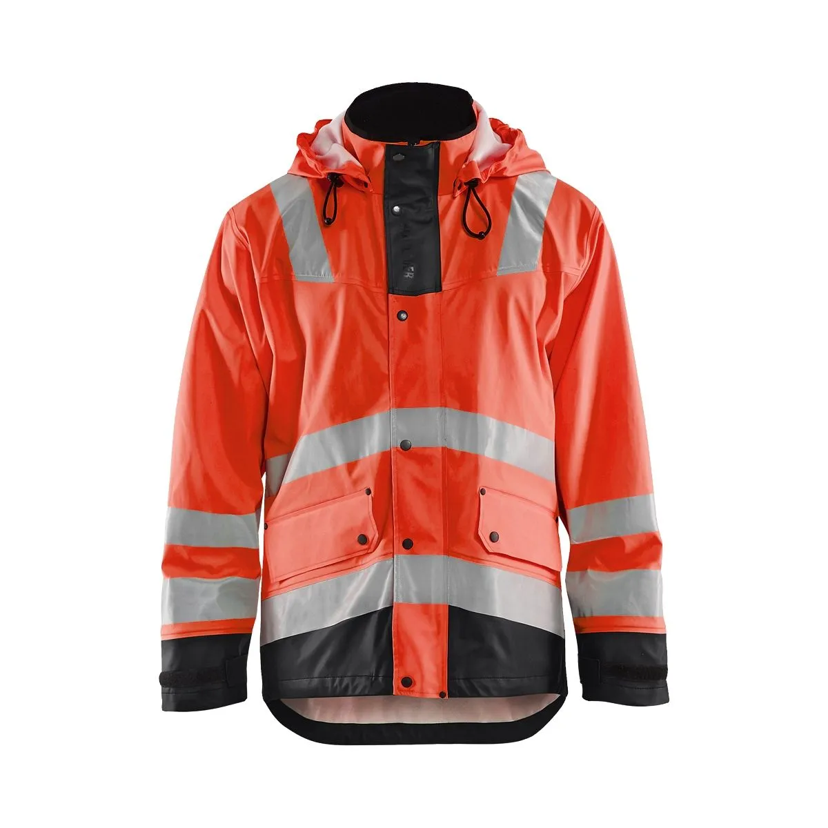 Rain Jacket Level 2 4302 High Vis Geel/Marine - Blåkläder